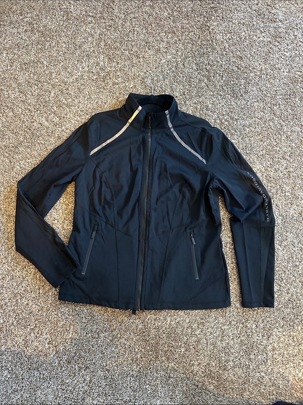Harley-Davidson Black Women's Lightweight Zip-Front Jacket